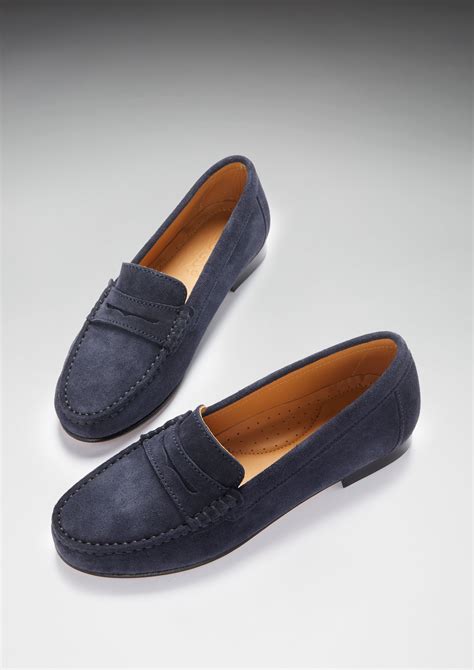 navy blue hermes loafers|Womens navy blue loafers + FREE SHIPPING .